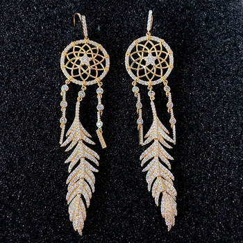 Hot JUIN Dreamcatcher Feather Stud Earring Hollow Star 925 Sterling Silver Zircon Women Feather Egypt Temple Wedding Jewelry
Hot JUIN Dreamcatcher Feather Stud Earring Hollow Star 925 Sterling Silver Zircon Women Feather Egypt Temple Wedding Jewelry