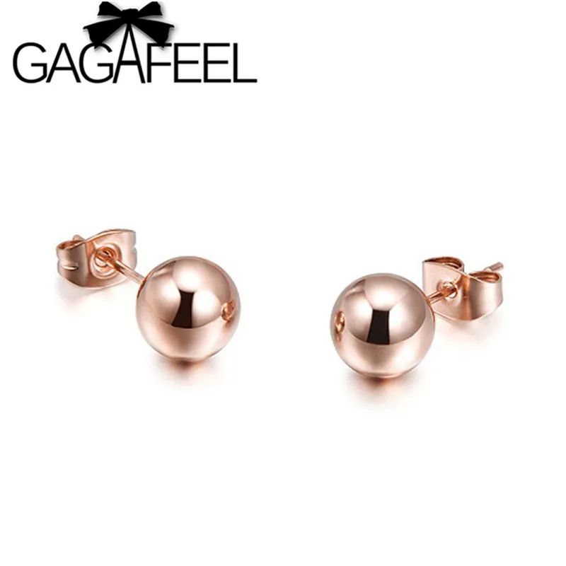 GAGAFEEL Lovely Rose Gold Color Earring For Women Titanium Stainless Steel Stud Earrings Fashion Jewelry Accessories Cheap Sale
GAGAFEEL Lovely Rose Gold Color Earring For Women Titanium Stainless Steel Stud Earrings Fashion Jewelry Accessories Cheap Sale