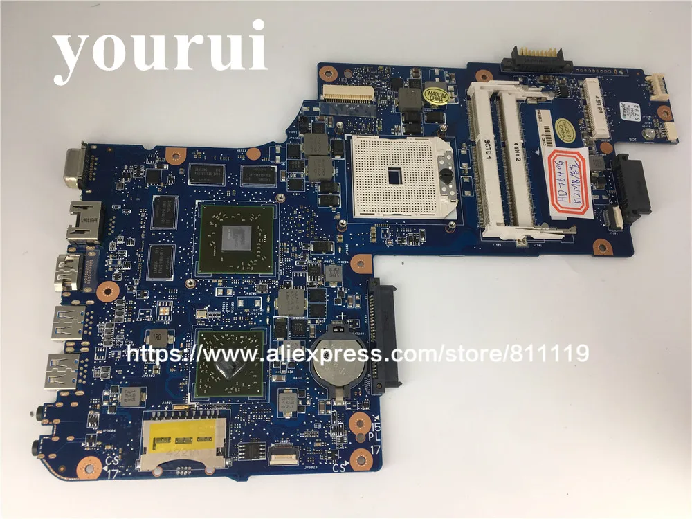 H000051780 PC Motherboard For Toshiba Satellite C855 C855D L850D C850D MAIN BOARD Socket FS1 DDR3 Video card
H000051780 PC Motherboard For Toshiba Satellite C855 C855D L850D C850D MAIN BOARD Socket FS1 DDR3 Video card