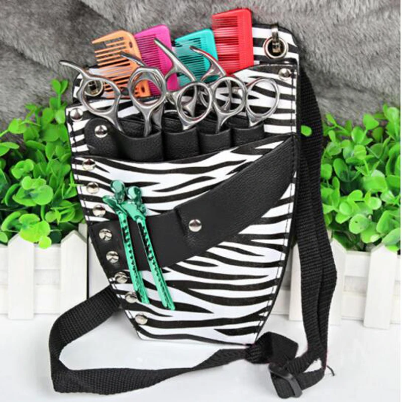 PU Leather Rivet Hair Scissor Bag Clips Bag Hairdressing Barber Scissor Holster Pouch Holder Case with Waist Shoulder Belt
PU Leather Rivet Hair Scissor Bag Clips Bag Hairdressing Barber Scissor Holster Pouch Holder Case with Waist Shoulder Belt