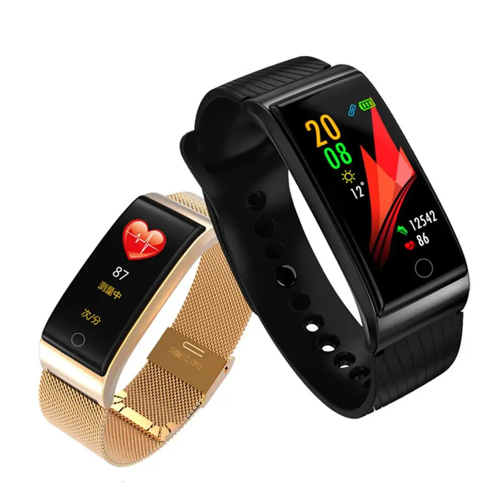 Blood Pressure Monitor tonometer Heart Rate Monitor Digital Smart Brand Wristband Watch Oxymeter Pedometer Smart Metal Bracelet
Blood Pressure Monitor tonometer Heart Rate Monitor Digital Smart Brand Wristband Watch Oxymeter Pedometer Smart Metal Bracelet