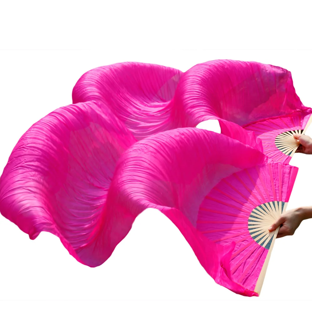 2018 Newest 1 Pair Dance Fans Bamboo Ribs Natural Silk Stage Performance Props Dye Fans Women Belly Dance Silk Fans Rose Color
2018 Newest 1 Pair Dance Fans Bamboo Ribs Natural Silk Stage Performance Props Dye Fans Women Belly Dance Silk Fans Rose Color