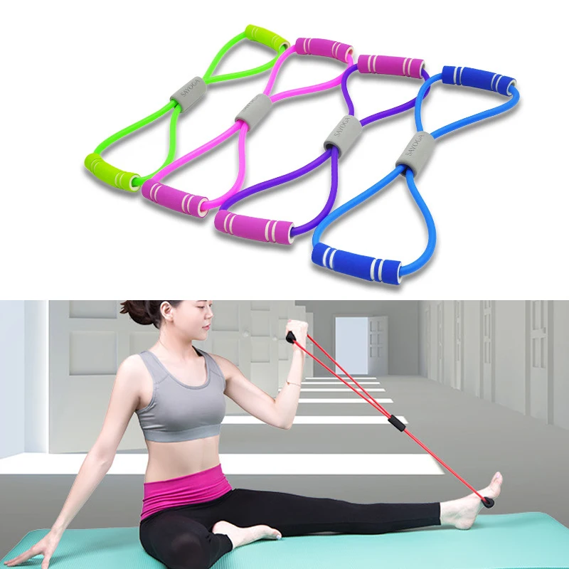 Yoga Fitness Resistance Rubber Elastic Bands Workout Muscle 8 Word Chest Expander Rope For Home Gym Training Exercise Sports
Yoga Fitness Resistance Rubber Elastic Bands Workout Muscle 8 Word Chest Expander Rope For Home Gym Training Exercise Sports