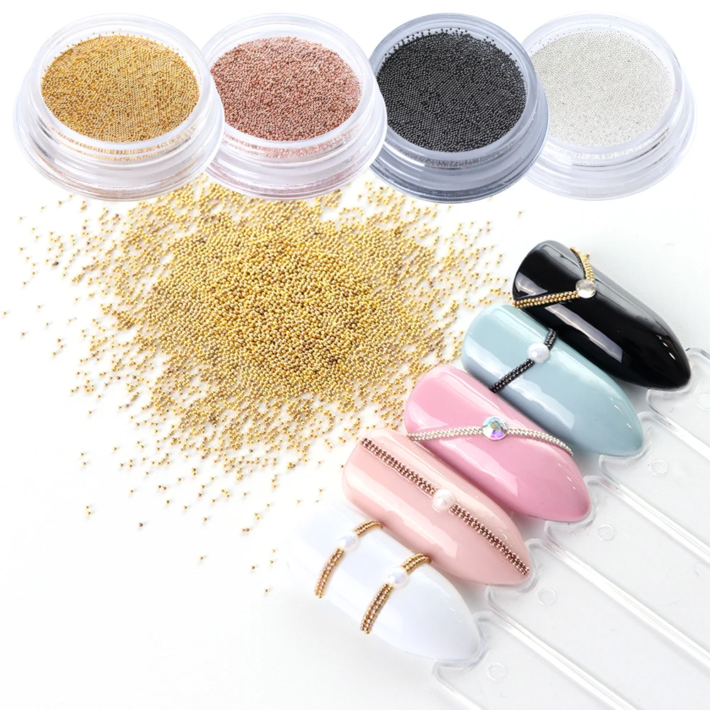 1 Bottle 0.4mm Nail Art Micro Steel Beads Mini Small Caviar DIY Charms Stud Rose Gold Grey Manicure Accessory Decoration LA829
1 Bottle 0.4mm Nail Art Micro Steel Beads Mini Small Caviar DIY Charms Stud Rose Gold Grey Manicure Accessory Decoration LA829