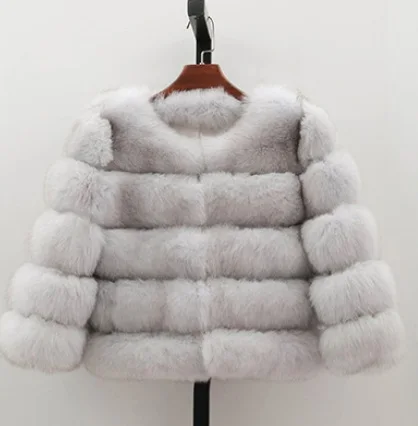 New genuine fox fur coat women fox fur jacket three quarter overcoat winter fur waistcoats big size Free Shipping H835A
New genuine fox fur coat women fox fur jacket three quarter overcoat winter fur waistcoats big size Free Shipping H835A