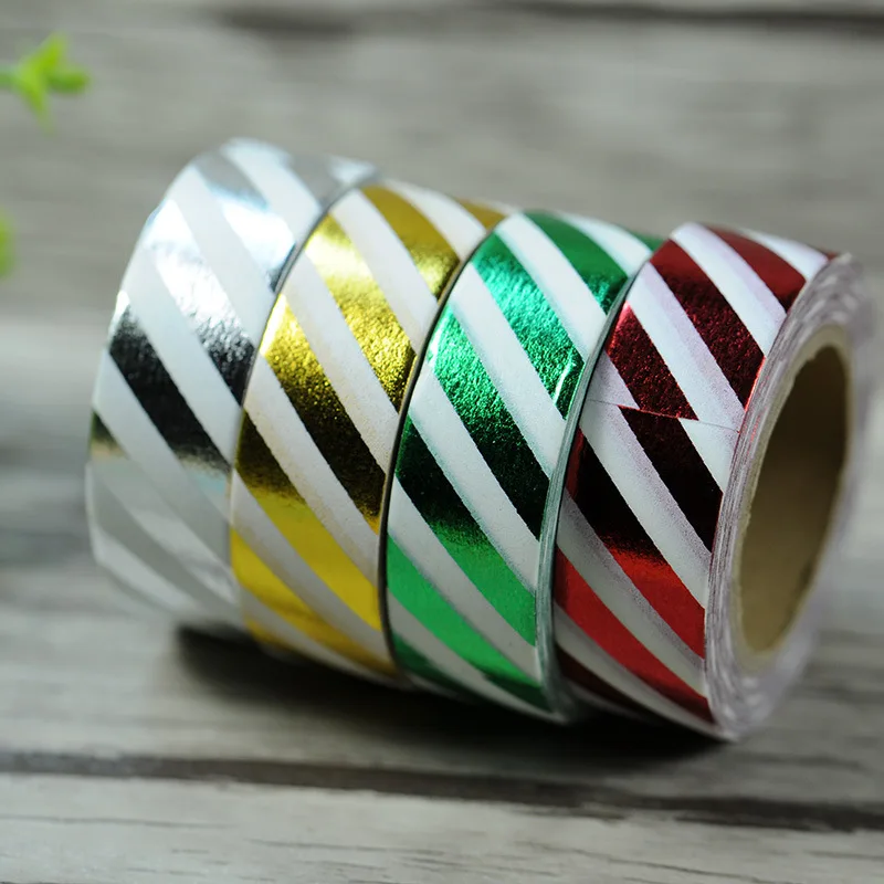 Gold Foil 10m Paper Tape Strip Christmas Decorative Washi Tape 
Gold Foil 10m Paper Tape Strip Christmas Decorative Washi Tape