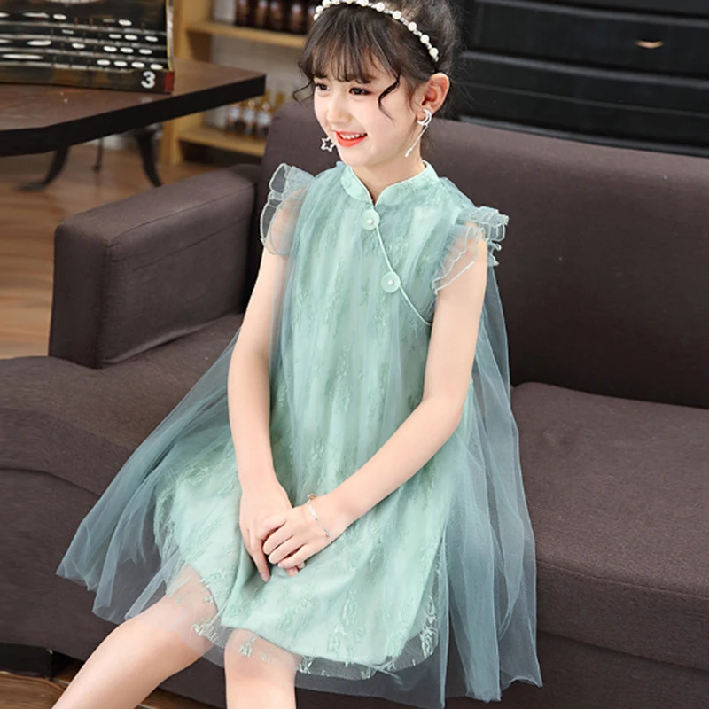 2019 New Summer Princess Baby Girl Dresses for Party Sleeveless Chinese Style Girls Long Lace Dress Children Clothing Vestidos
2019 New Summer Princess Baby Girl Dresses for Party Sleeveless Chinese Style Girls Long Lace Dress Children Clothing Vestidos
