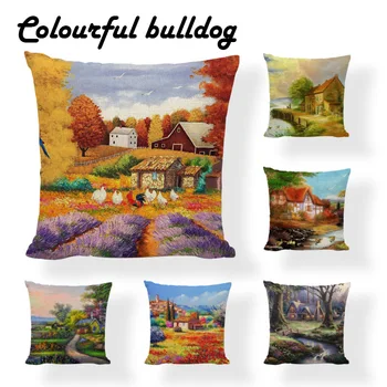 New Hot French Country Vintage Garden Forest House Cushion Covers Art Couverture Garden 18 Linen Office Chair Throw Pillow
New Hot French Country Vintage Garden Forest House Cushion Covers Art Couverture Garden 18 Linen Office Chair Throw Pillow
