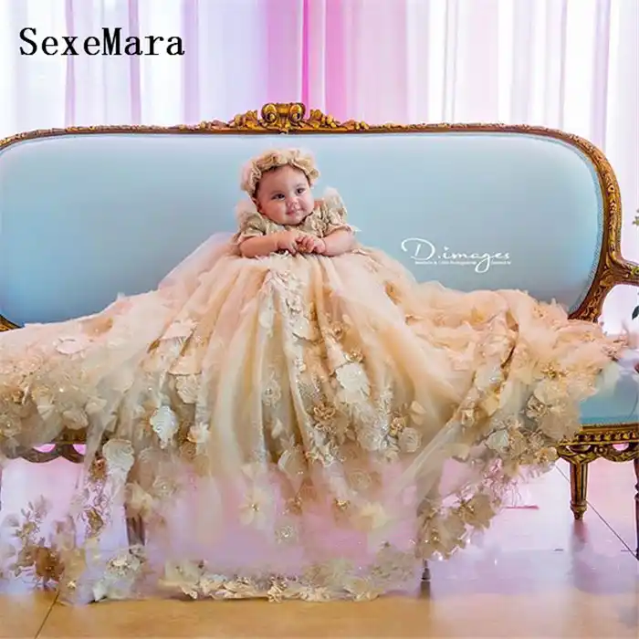 luxury christening gown