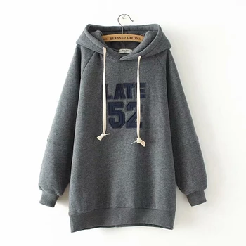 Plus Size Long Hooded Hoodies Winter Autumn Velvet Loose Casual New Letters Sweatshirts Women Hoodie Jacket YY611
Plus Size Long Hooded Hoodies Winter Autumn Velvet Loose Casual New Letters Sweatshirts Women Hoodie Jacket YY611