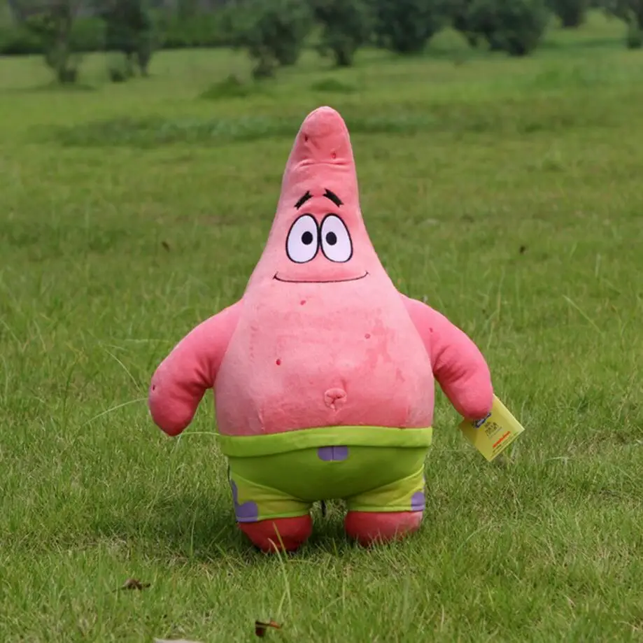 Patrick Star plush Happy Smile love starfish toys for Children cute Burger Anime soft quality doll
Patrick Star plush Happy Smile love starfish toys for Children cute Burger Anime soft quality doll