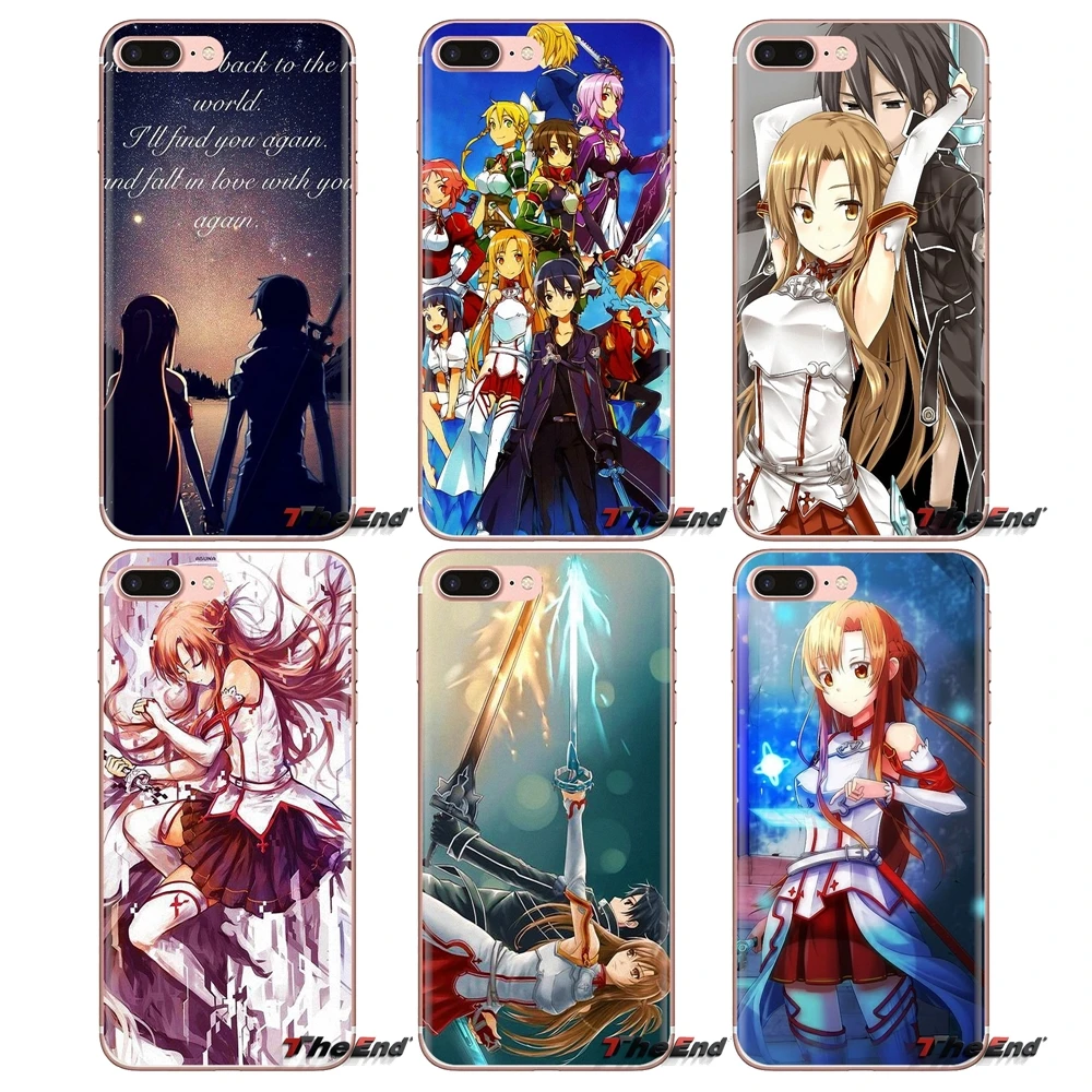 Transparent Soft TPU Case Sword Art Online Kirito Asuna SAO For Xiaomi Redmi 4A S2 Note 3 3S 4 4X 5 Plus 6 7 6A Pro Pocophone F1
Transparent Soft TPU Case Sword Art Online Kirito Asuna SAO For Xiaomi Redmi 4A S2 Note 3 3S 4 4X 5 Plus 6 7 6A Pro Pocophone F1