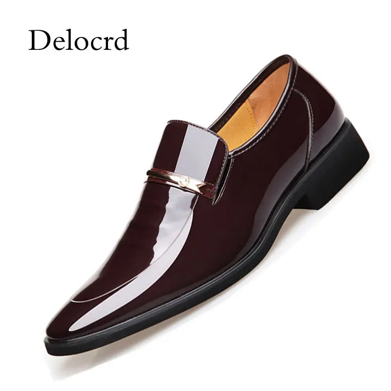 Men Dress Patent Leather Shoes Slip On Fashion Male Formal Business Shoes Flats Pointed Toe Casual Shoes For Men Delocrd
Men Dress Patent Leather Shoes Slip On Fashion Male Formal Business Shoes Flats Pointed Toe Casual Shoes For Men Delocrd