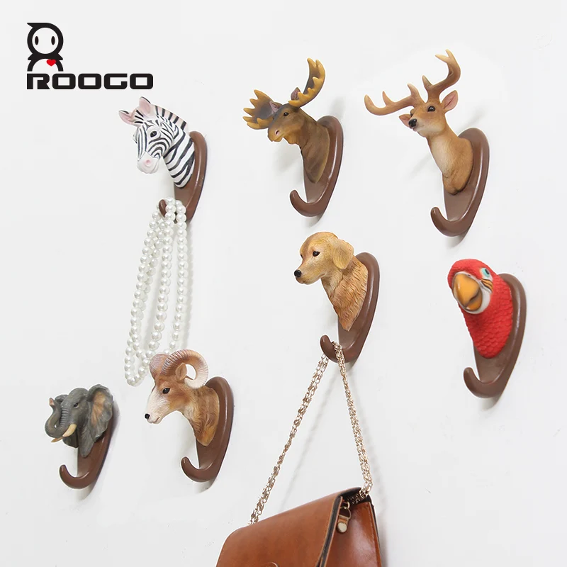 Roogo Home Decoration Accessories Hanger Cartoon Animal Bag Key Holder Wall Crochet Indoor Room Decoration Wall Hooks Coat Rack
Roogo Home Decoration Accessories Hanger Cartoon Animal Bag Key Holder Wall Crochet Indoor Room Decoration Wall Hooks Coat Rack