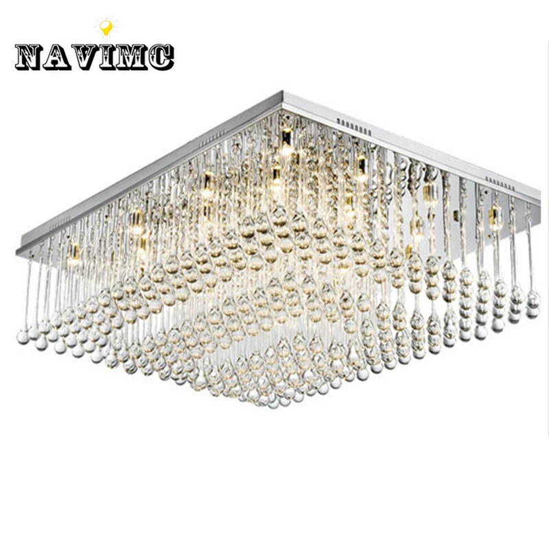 Rectangular LED modern minimalist fashion crystal lamp ceiling lamp restaurant living room bedroom lighting
Rectangular LED modern minimalist fashion crystal lamp ceiling lamp restaurant living room bedroom lighting