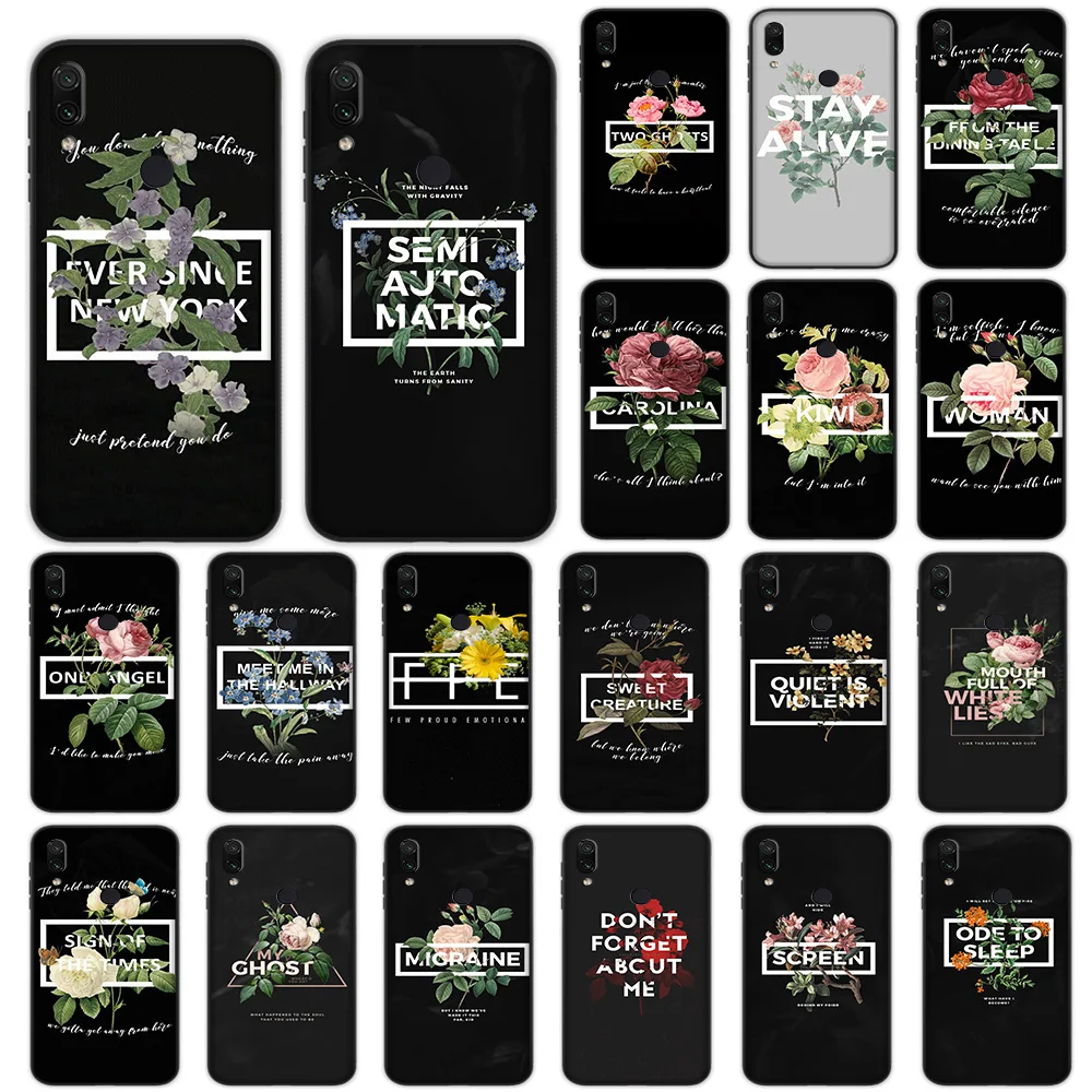 Pilots Harry Styles Song Lyrics Flowers Soft Case for Xiaomi Redmi Note 4 4X 6 7 Pro 5 Plus 5A 6A Go S2 Cover
Pilots Harry Styles Song Lyrics Flowers Soft Case for Xiaomi Redmi Note 4 4X 6 7 Pro 5 Plus 5A 6A Go S2 Cover