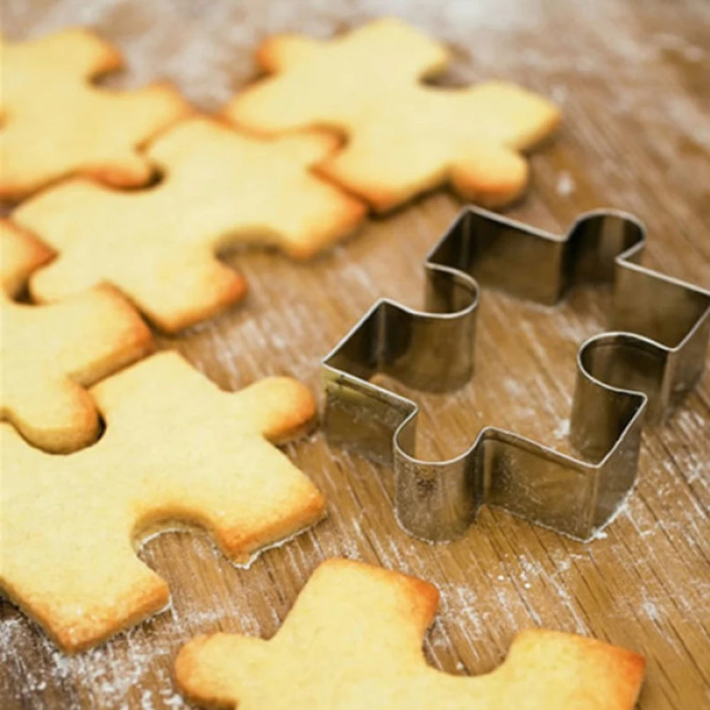 4pcs Stainless Steel Jigsaw Cake Mold Cookie Cutter Fondant Cake Decorating Frame Cutter Tool Sugar Cutter Cake Baking Tool
4pcs Stainless Steel Jigsaw Cake Mold Cookie Cutter Fondant Cake Decorating Frame Cutter Tool Sugar Cutter Cake Baking Tool