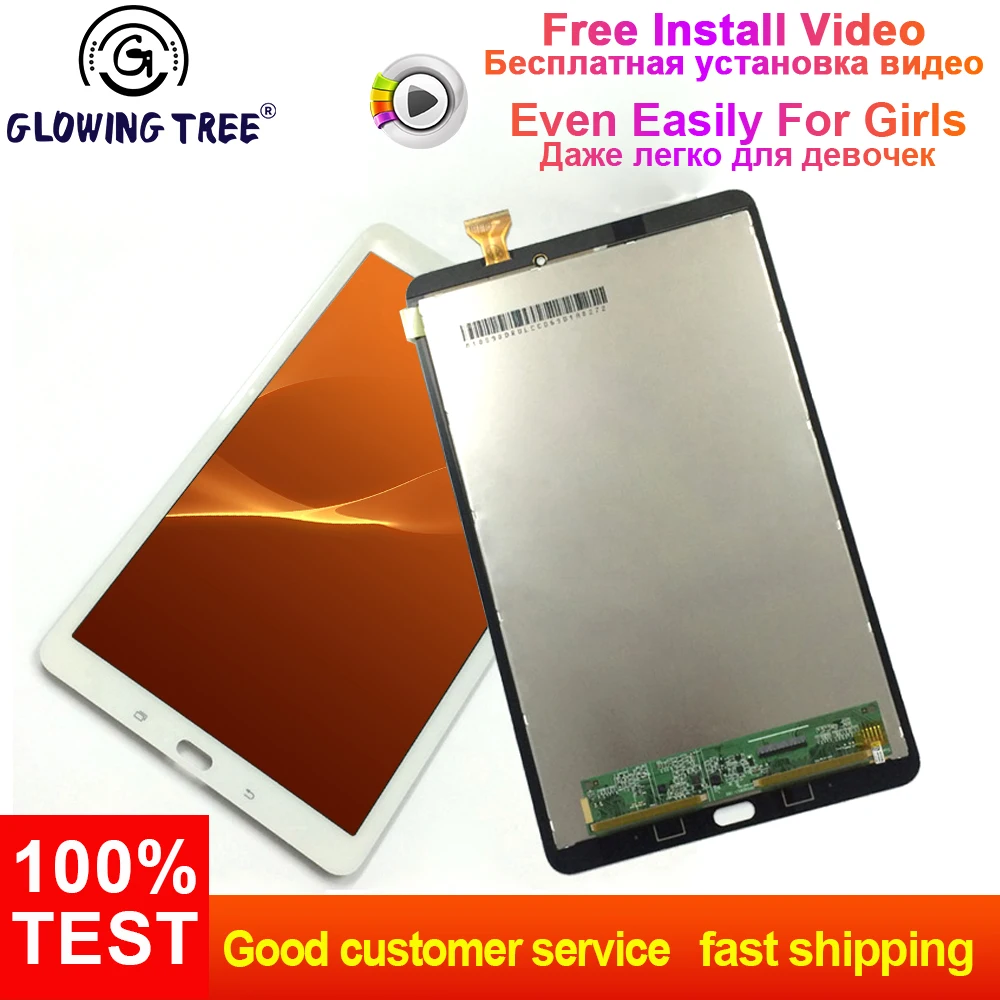 For Samsung Galaxy Tab E 9.6 T560 T561 SM-T560 SM-T561 Touch Screen Digitizer Sensor + LCD Display Panel Monitor Assembly
For Samsung Galaxy Tab E 9.6 T560 T561 SM-T560 SM-T561 Touch Screen Digitizer Sensor + LCD Display Panel Monitor Assembly