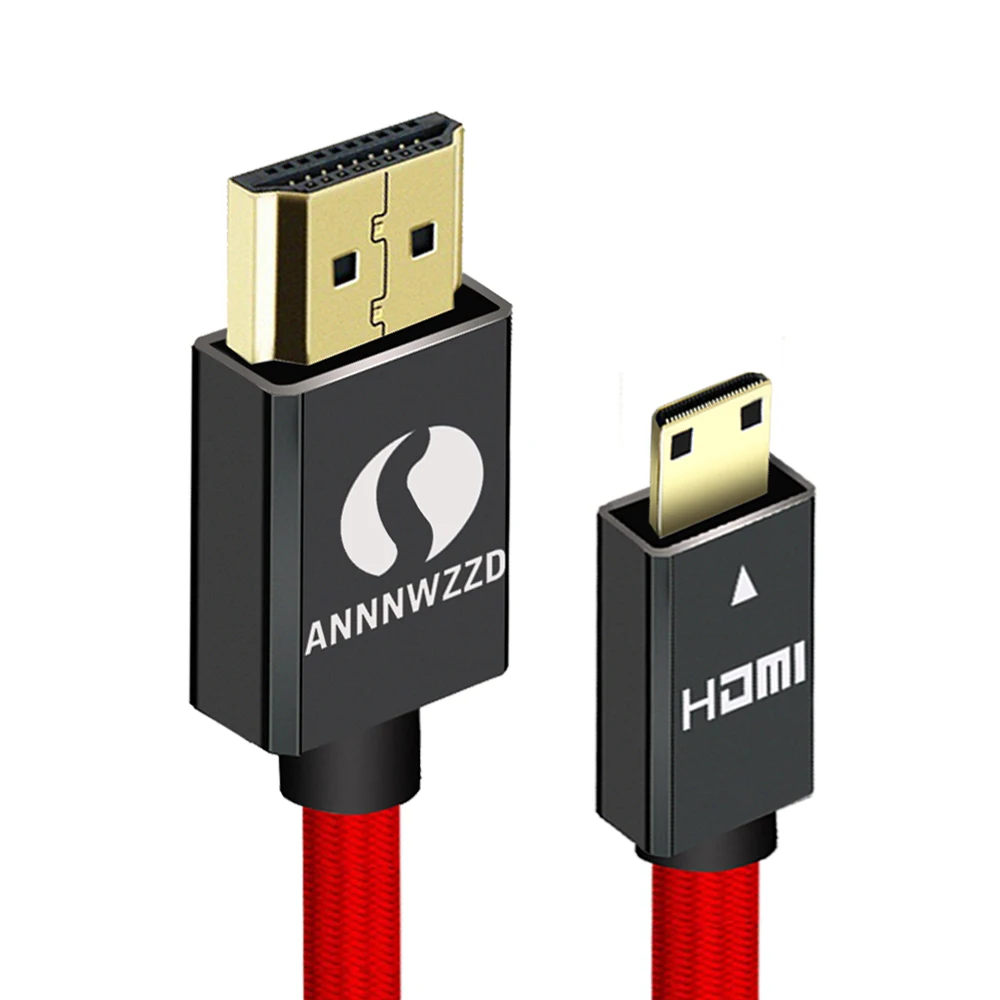Mini HDMI Male 1 м 2 3 5 кабель V1.4 поддерживает Ethernet 1080P 3D и аудио возврат для планшетов DVD PC