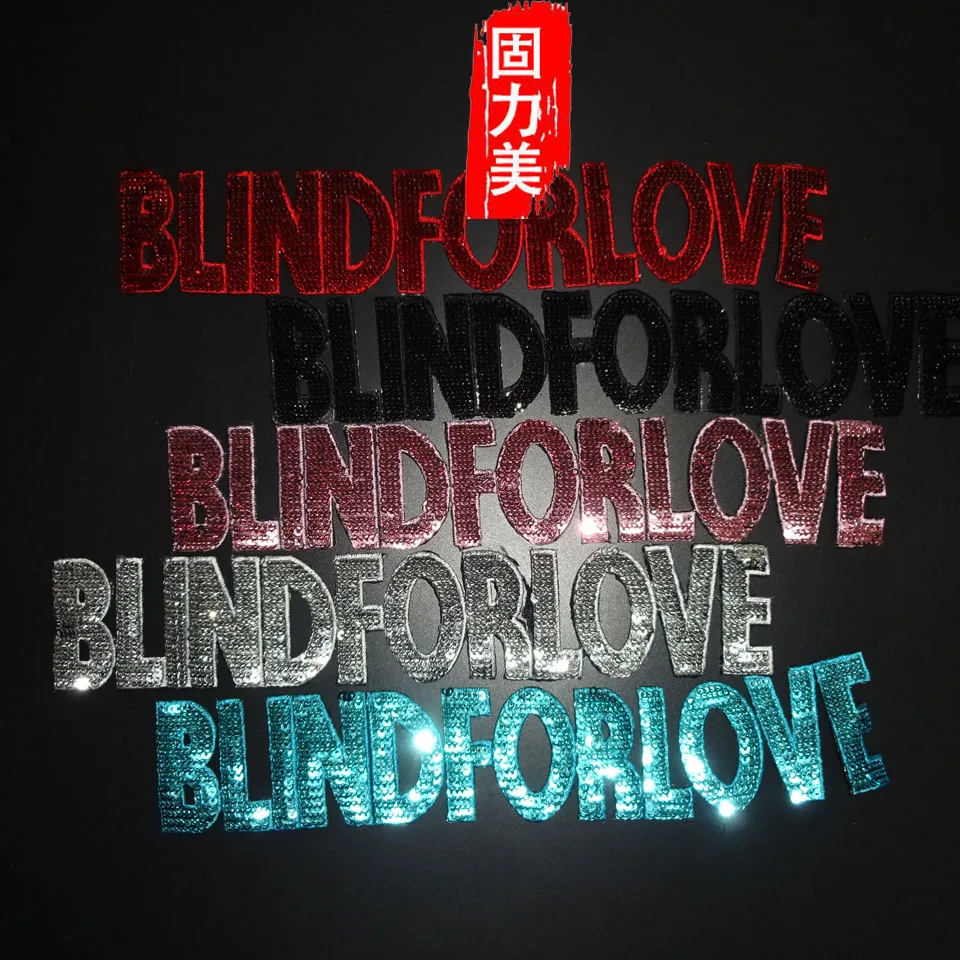 1Pc Blind for love Letter Applique Clothing Embroidery Patch Fabric Sticker Iron On Patch Craft Sewing Repair Embroidered
1Pc Blind for love Letter Applique Clothing Embroidery Patch Fabric Sticker Iron On Patch Craft Sewing Repair Embroidered
