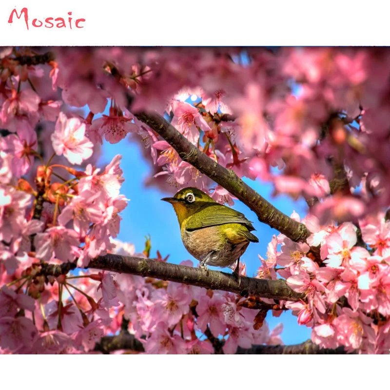 Japanese Cherry Blossom bird Diamond Painting full Square Rhinestone Cross Stitch Mosaic square Diamond Embroidery Home Decor
Japanese Cherry Blossom bird Diamond Painting full Square Rhinestone Cross Stitch Mosaic square Diamond Embroidery Home Decor
