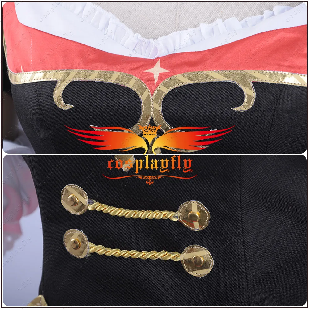 x_01Game LoveLive!Sunshine!! Aqours Bremen Band Matsuura kanan Cosplay Costume Women Sleeveless Dress Socks Necklace Hat Armlet (4)