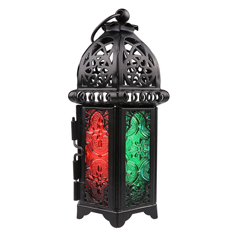 Vintage Candle Lantern Decorative Iron Candle Holders for Home Weddings Party Christmas Decoration (Black)
Vintage Candle Lantern Decorative Iron Candle Holders for Home Weddings Party Christmas Decoration (Black)