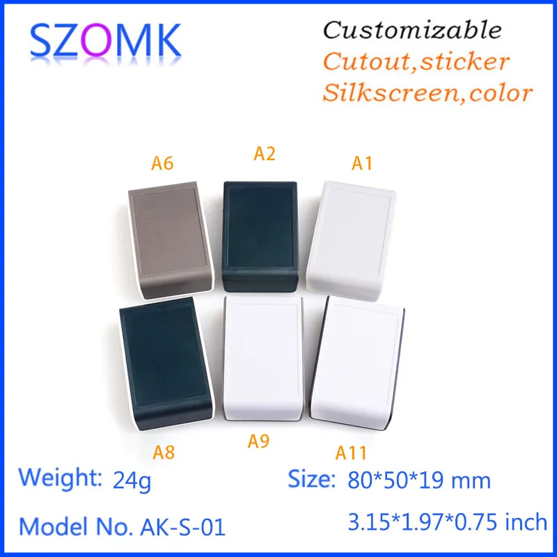 free shipping szomk prettey electronics project box (5 pcs) 80*50*19mm electronics enclosure for pcb switch box distrubition box
free shipping szomk prettey electronics project box (5 pcs) 80*50*19mm electronics enclosure for pcb switch box distrubition box