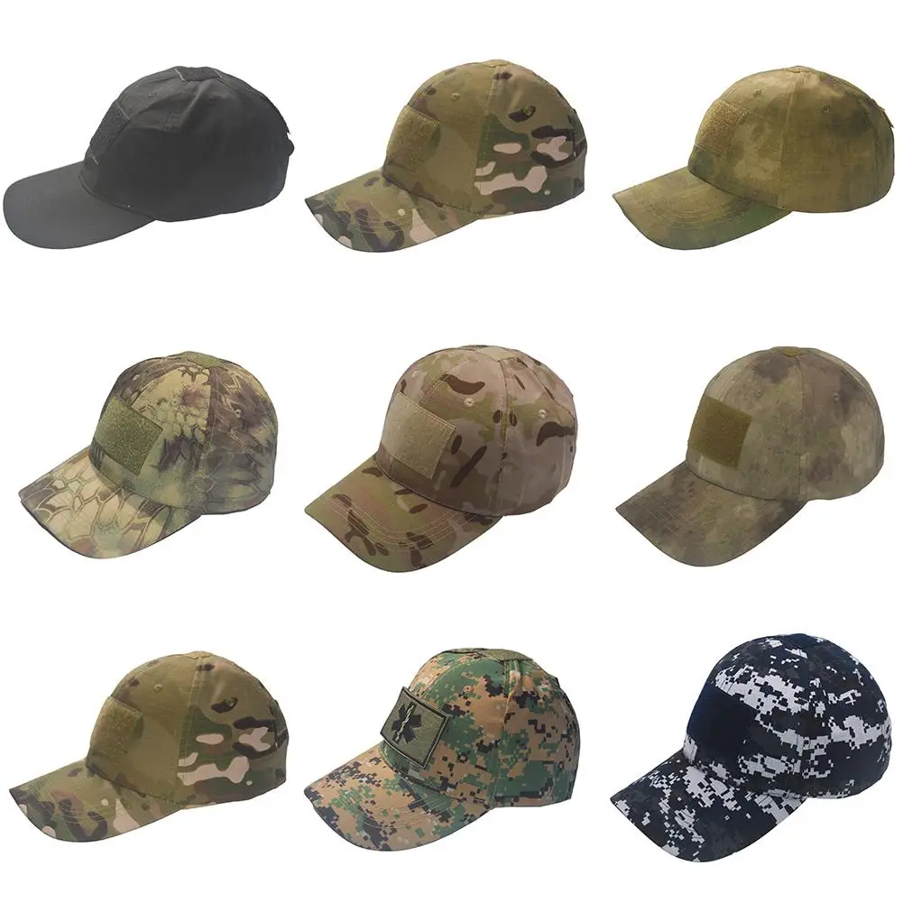 New Arrival Outdoor Tactical Sports Camouflage Hat Unisex Baseball Cap with Magic Tape Outdoor Hiking Sport Snapback Caps 
New Arrival Outdoor Tactical Sports Camouflage Hat Unisex Baseball Cap with Magic Tape Outdoor Hiking Sport Snapback Caps
