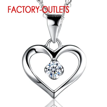 925 Sterling Silver Cubic Zirconia Heart Pendant Necklace Fashion Jewelry Female Party Engagement All Compatible Wholesale
925 Sterling Silver Cubic Zirconia Heart Pendant Necklace Fashion Jewelry Female Party Engagement All Compatible Wholesale