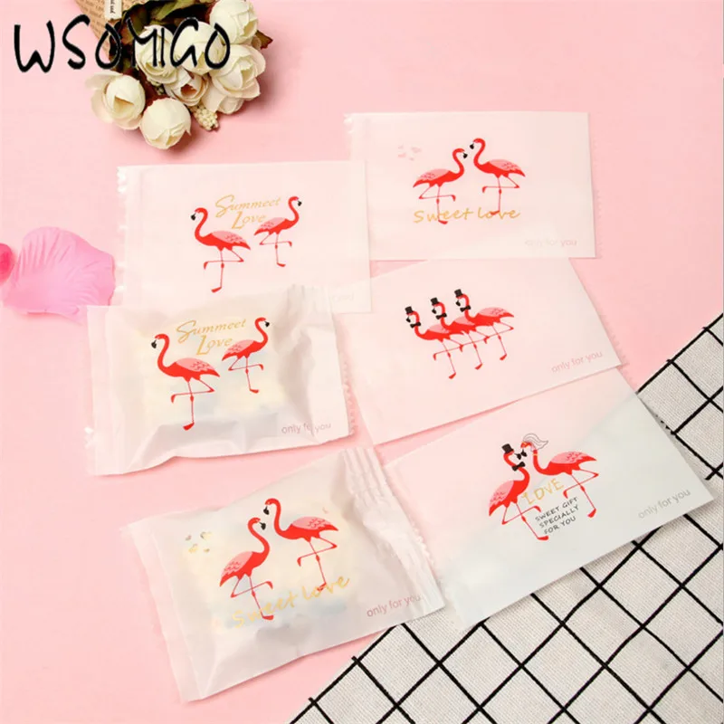 WSOMIGO 3 size 100pcs Flamingo Candy Bag Packaging wedding Party Decoration favor Flamingo Cookie Candy Bag for Flamingo Party-S
WSOMIGO 3 size 100pcs Flamingo Candy Bag Packaging wedding Party Decoration favor Flamingo Cookie Candy Bag for Flamingo Party-S