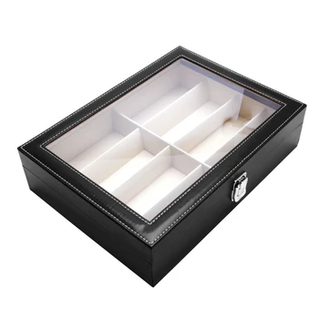 JAVRICK 8 Slots Eyeglasses Sunglasses Faux Leather Storage Organizer Display Case Box
JAVRICK 8 Slots Eyeglasses Sunglasses Faux Leather Storage Organizer Display Case Box
