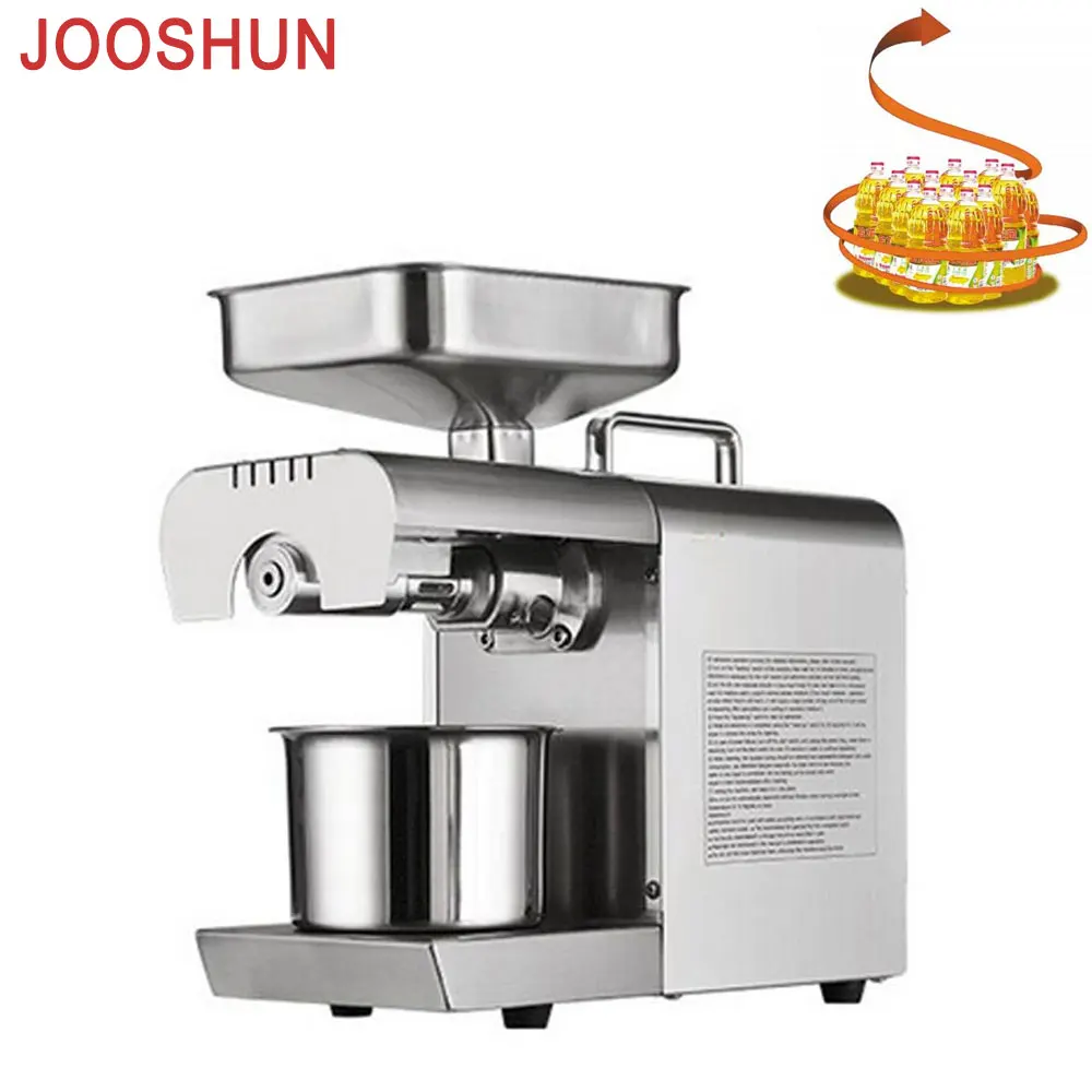 Portable 700W Cold oil press machine Small business Home oil expeller seeds extractor stainless steel flax seed coconut oil make
Portable 700W Cold oil press machine Small business Home oil expeller seeds extractor stainless steel flax seed coconut oil make
