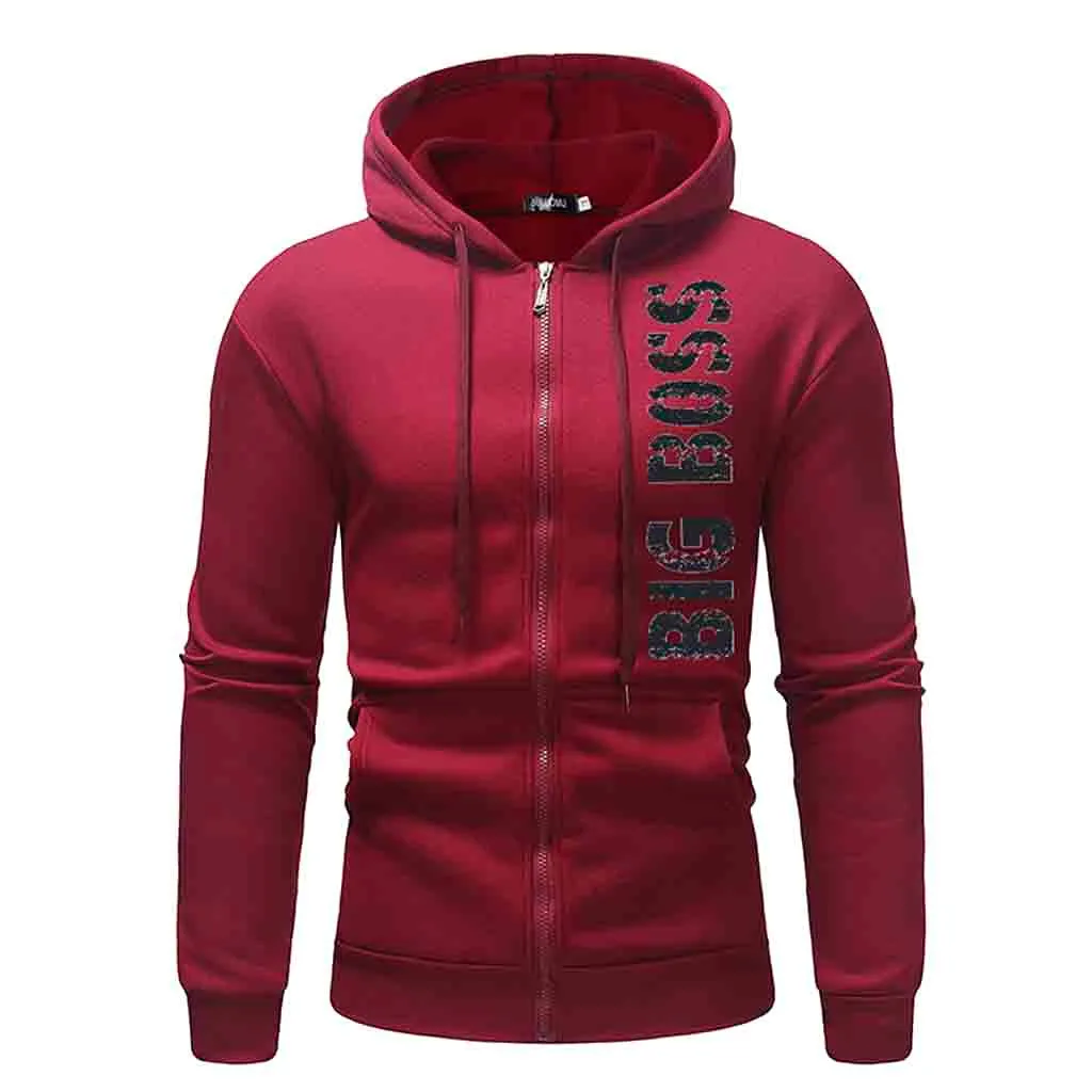 CHAMSGEND Men's Fashion Letter Print Long Sleeve Hoodie Sweater Loose Casual Zipper Sweatshirt Training Sports Jacket plus Size
CHAMSGEND Men's Fashion Letter Print Long Sleeve Hoodie Sweater Loose Casual Zipper Sweatshirt Training Sports Jacket plus Size