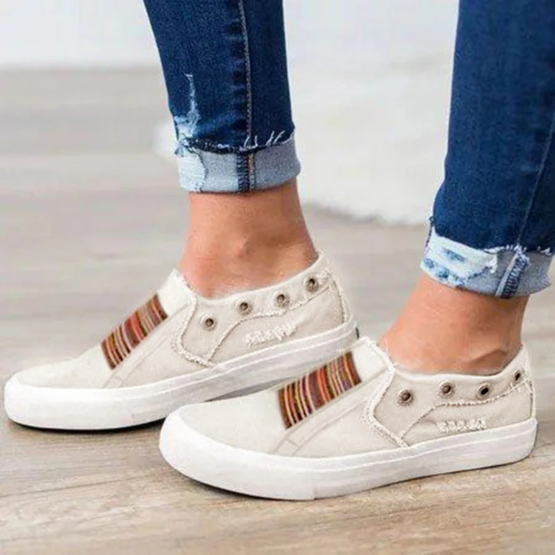 MoneRffi Women Fashion Retro Multicolor Striped Flat Sneakers 2019 New Non-slip Canvas Wearproof Soft Sport Running Casual Shoes
MoneRffi Women Fashion Retro Multicolor Striped Flat Sneakers 2019 New Non-slip Canvas Wearproof Soft Sport Running Casual Shoes