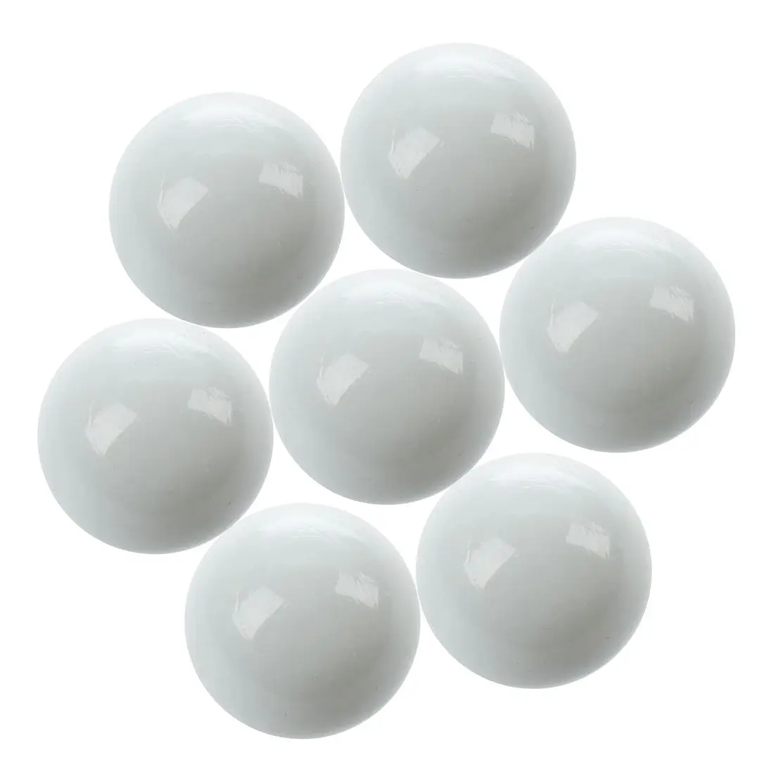 Andifany 10 Pcs Marbles 16mm glass marbles Knicker glass balls decoration color nuggets toy black