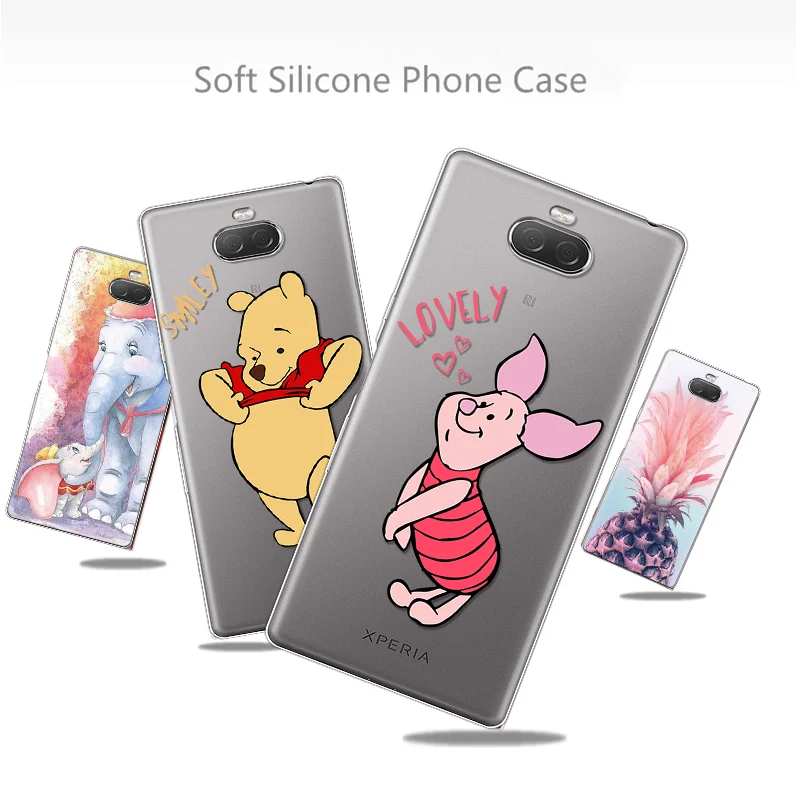 

Cartoon Phone Case For Coque Sony Xperia XZ1 XZ2 Z3 Z5 Compact L1 L2 X XA1 XA2 Ultra Plus Fundas For Sony Xperia XZ 10 TPU Cover