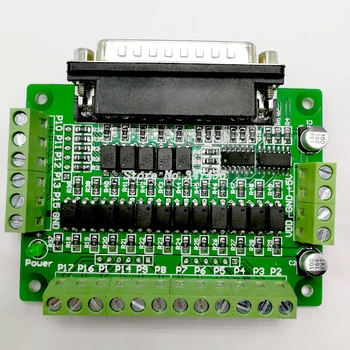 CNC parallel interface board photoelectric isolation (KCAM4, EMC2/linuxcnc)