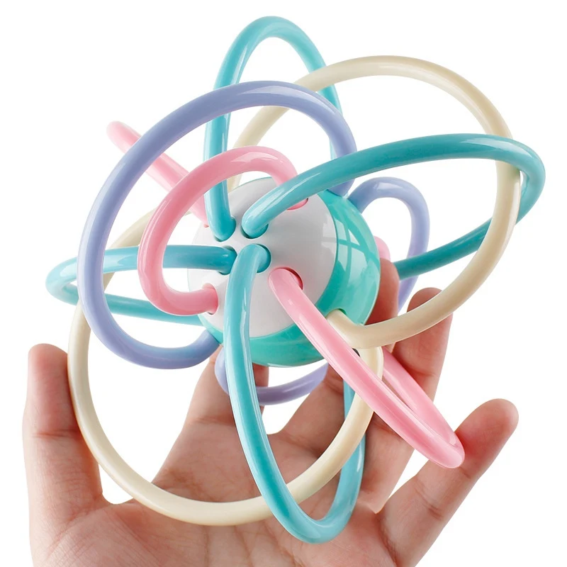 1PC Baby Silicone Rattles Ring Wave Teethers Educational Toys Teeth Biting Baby Toys Masticate Rattles Bed Bells Handbell Jingle
1PC Baby Silicone Rattles Ring Wave Teethers Educational Toys Teeth Biting Baby Toys Masticate Rattles Bed Bells Handbell Jingle