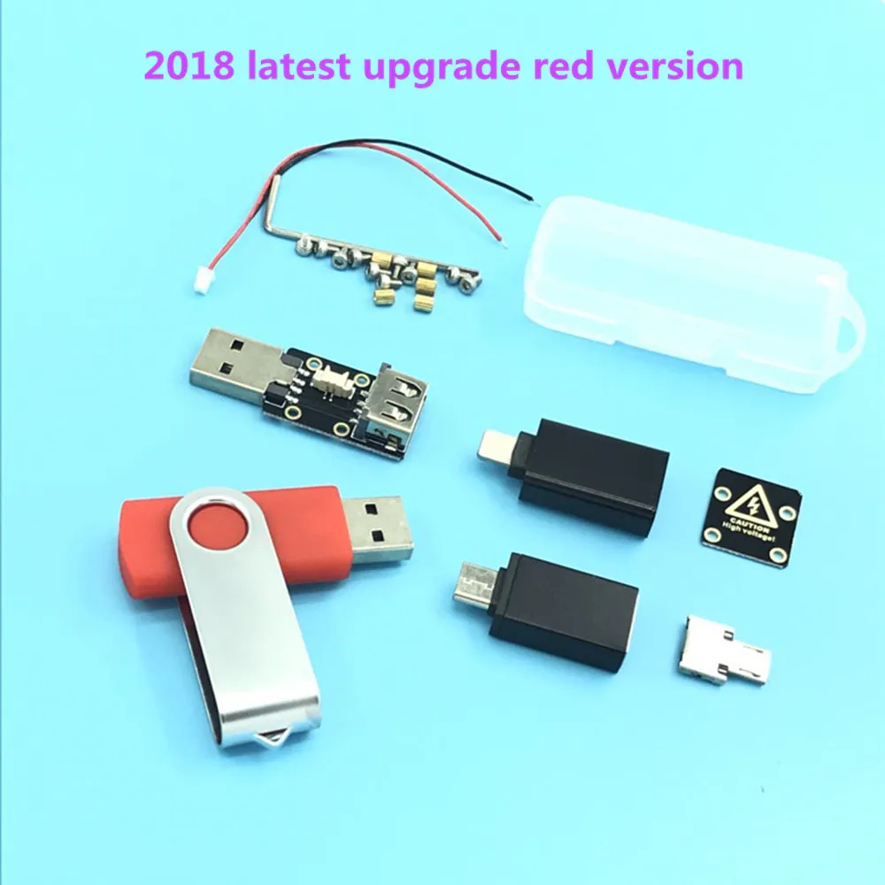 Latest Upgraded USB killer V3.0 U Disk Killer Miniature High Voltage Pulse Generator USB Killer Accessories Complete
Latest Upgraded USB killer V3.0 U Disk Killer Miniature High Voltage Pulse Generator USB Killer Accessories Complete