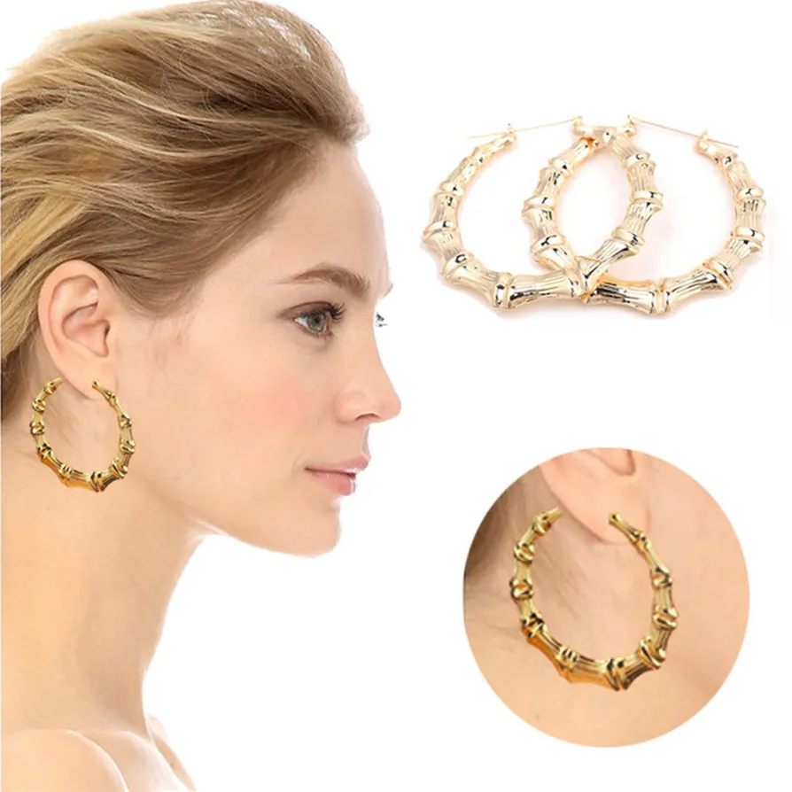 Gold Stud Earrings OTOKY 2018 Trendy Hot 1Pair Fashion Punk Gold Tone Bamboo Big Hoop Large Alloy Circle Earrings May3117
Gold Stud Earrings OTOKY 2018 Trendy Hot 1Pair Fashion Punk Gold Tone Bamboo Big Hoop Large Alloy Circle Earrings May3117