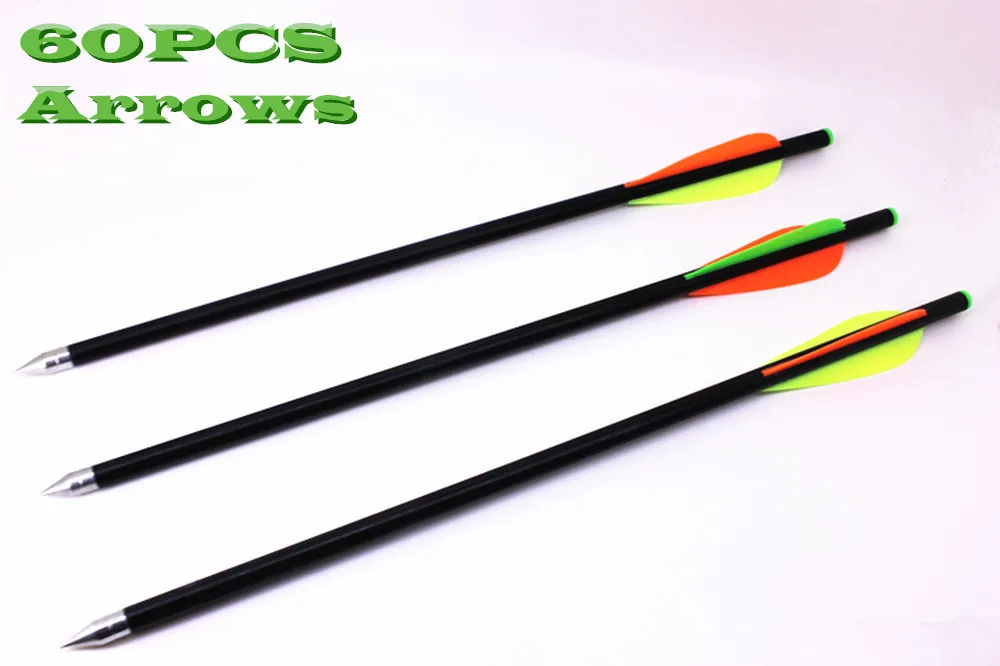 Archery Hunter Nocks Fletched Steel fiberglass crossbow arrow/Archery Hunting/60PCS
Archery Hunter Nocks Fletched Steel fiberglass crossbow arrow/Archery Hunting/60PCS