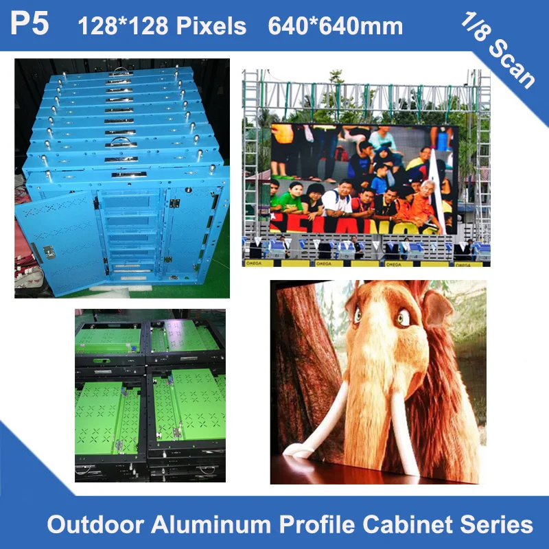 TEEHO P5 LED panel sign Outdoor slim aluminum profile cabinet 640mm*640mm 1/8 scan advertising panel billboard led video screen
TEEHO P5 LED panel sign Outdoor slim aluminum profile cabinet 640mm*640mm 1/8 scan advertising panel billboard led video screen