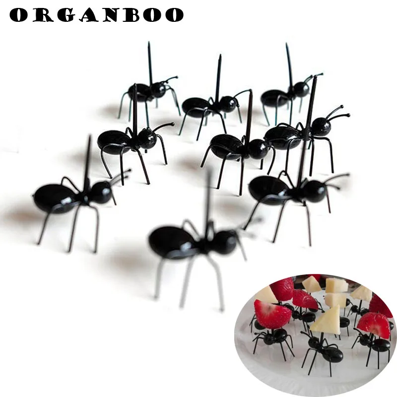 ORGANBOO 12pcs/set Kitchen Bar Kids Dessert Forks Fruit Food Picks Cute Mini Ant Fruit Fork Easy Decoration Tableware
ORGANBOO 12pcs/set Kitchen Bar Kids Dessert Forks Fruit Food Picks Cute Mini Ant Fruit Fork Easy Decoration Tableware