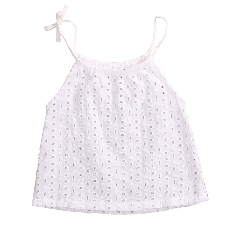 Girls Summer Lace up T-Shirts Cute Hollow Out White Tops Tee Sleeveless Summer Cool Cotton Tops T Shirt
Girls Summer Lace up T-Shirts Cute Hollow Out White Tops Tee Sleeveless Summer Cool Cotton Tops T Shirt