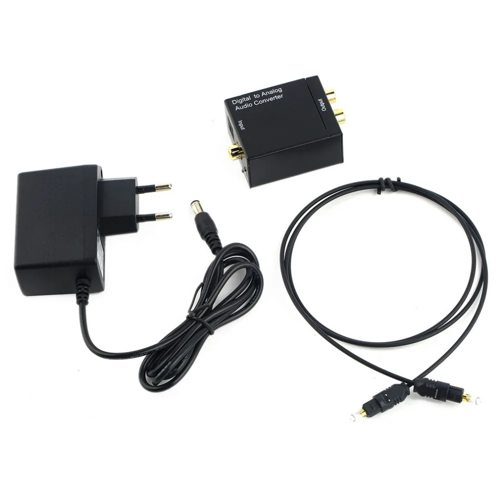 Digital to Analog Audio Converter Adapter Digital Adaptador Optic Coaxial RCA Toslink Signal to Analog Audio Converter RCA NEW
Digital to Analog Audio Converter Adapter Digital Adaptador Optic Coaxial RCA Toslink Signal to Analog Audio Converter RCA NEW