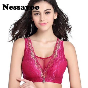 Nessayoo Sexy Women Underwear Ultra Comfortable Wireless Tank Bra Big Size Adjustable Bralette Brassere B C D Cup 85 90 95 100
Nessayoo Sexy Women Underwear Ultra Comfortable Wireless Tank Bra Big Size Adjustable Bralette Brassere B C D Cup 85 90 95 100