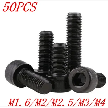 50pcs M1.6/M2/M2.5/M3/M4 DIN912 grade 12.9 black Hexagon Socket Head Cap Screws Hex Socket Screw Metric Bike Screw
50pcs M1.6/M2/M2.5/M3/M4 DIN912 grade 12.9 black Hexagon Socket Head Cap Screws Hex Socket Screw Metric Bike Screw