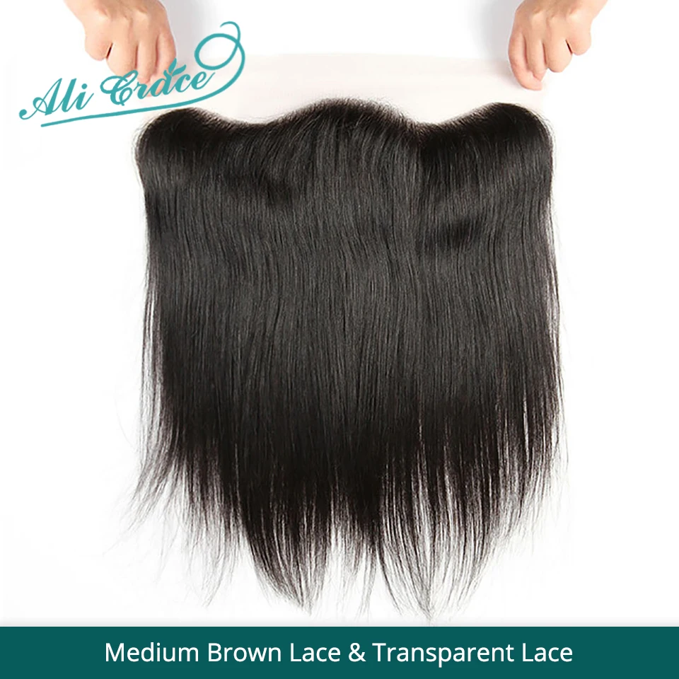 Ali Grace Brazilian Straight 13*4 Lace Frontal Medium Brown/ Transparent Lace Free/Middle Part Frontal 130% Destiny Remy Hair
Ali Grace Brazilian Straight 13*4 Lace Frontal Medium Brown/ Transparent Lace Free/Middle Part Frontal 130% Destiny Remy Hair