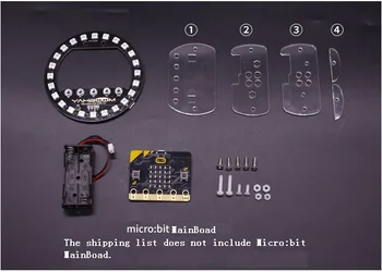 Microbit Halo expansion board Full-color LED lamp module RGB driver programmable development board
Microbit Halo expansion board Full-color LED lamp module RGB driver programmable development board
